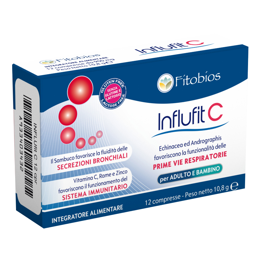 Influfit C 12 Compresse - Integratore Integratore Per Le Vie Respiratorie - Immagine 6