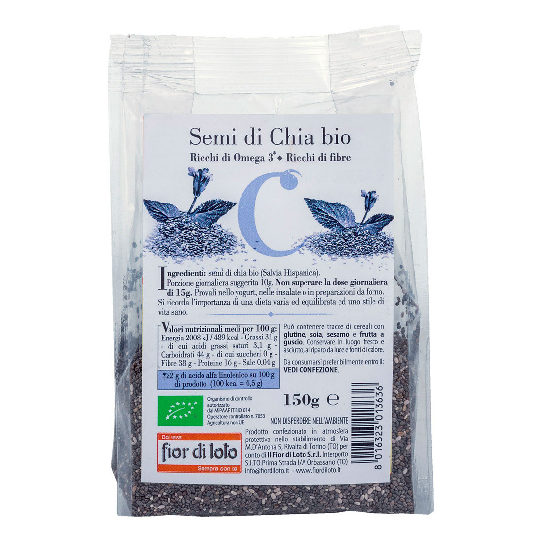 Semi di chia bio 150g - Immagine 3