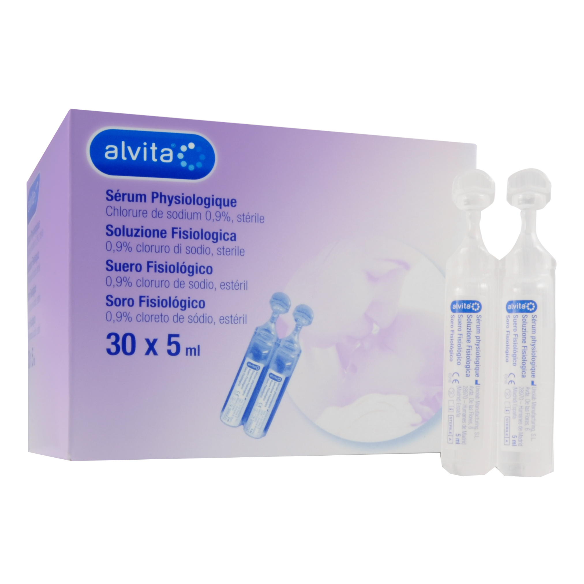 Alvita Soluzione Salina 30 Flaconcini da 5 ml - Immagine 3