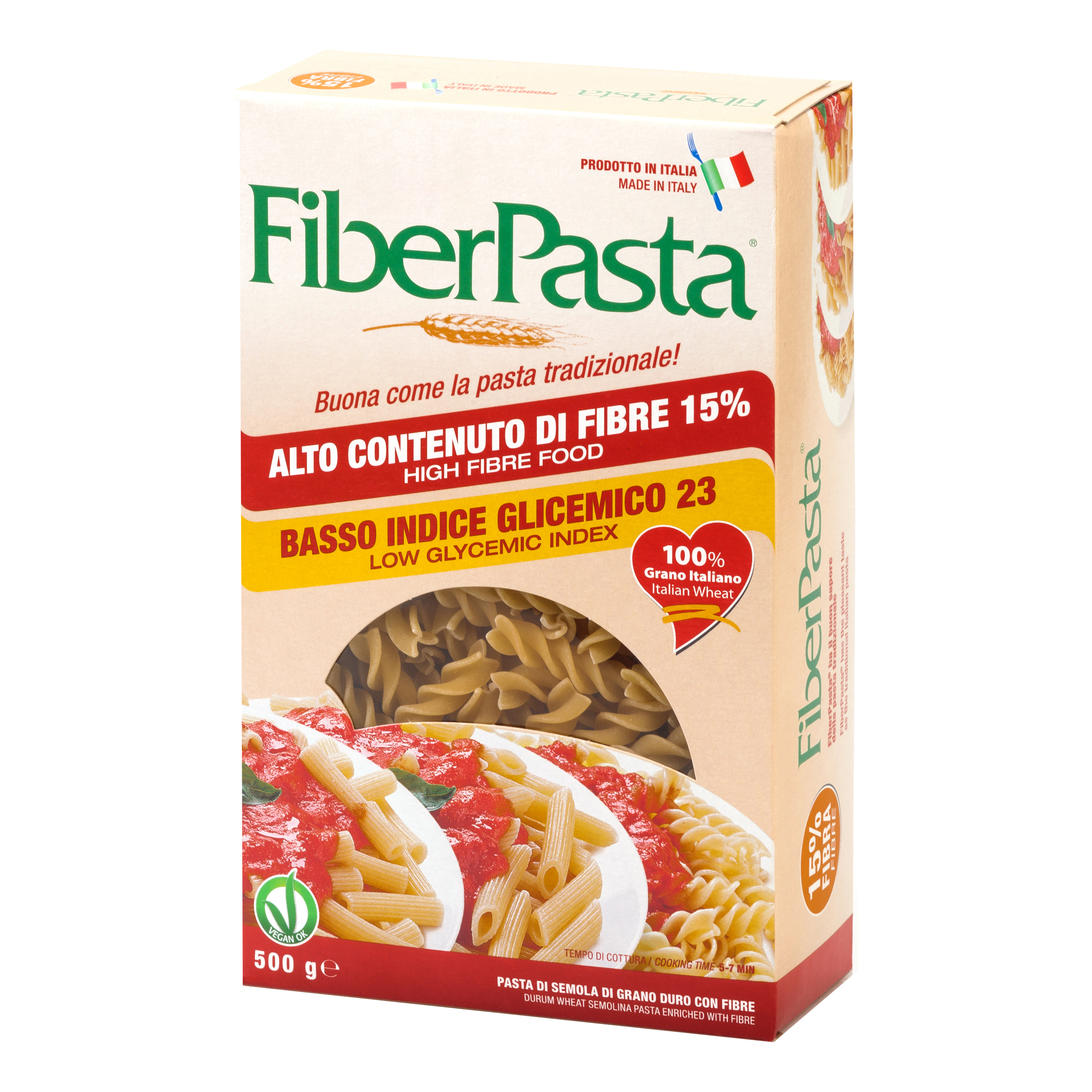 Fiberpasta diet fusilli 500g - Immagine 5