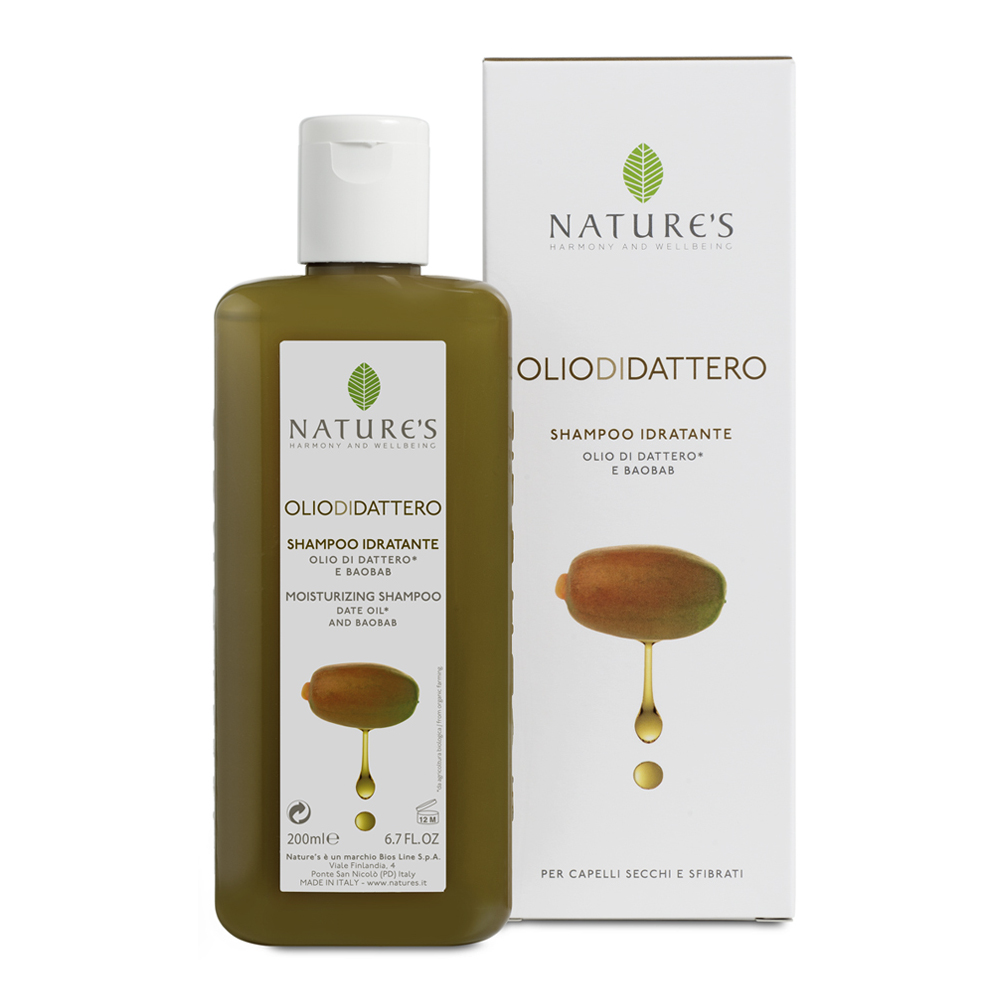 Nature's Olio di Dattero Shampoo Idratante 200 ml. - Immagine 7