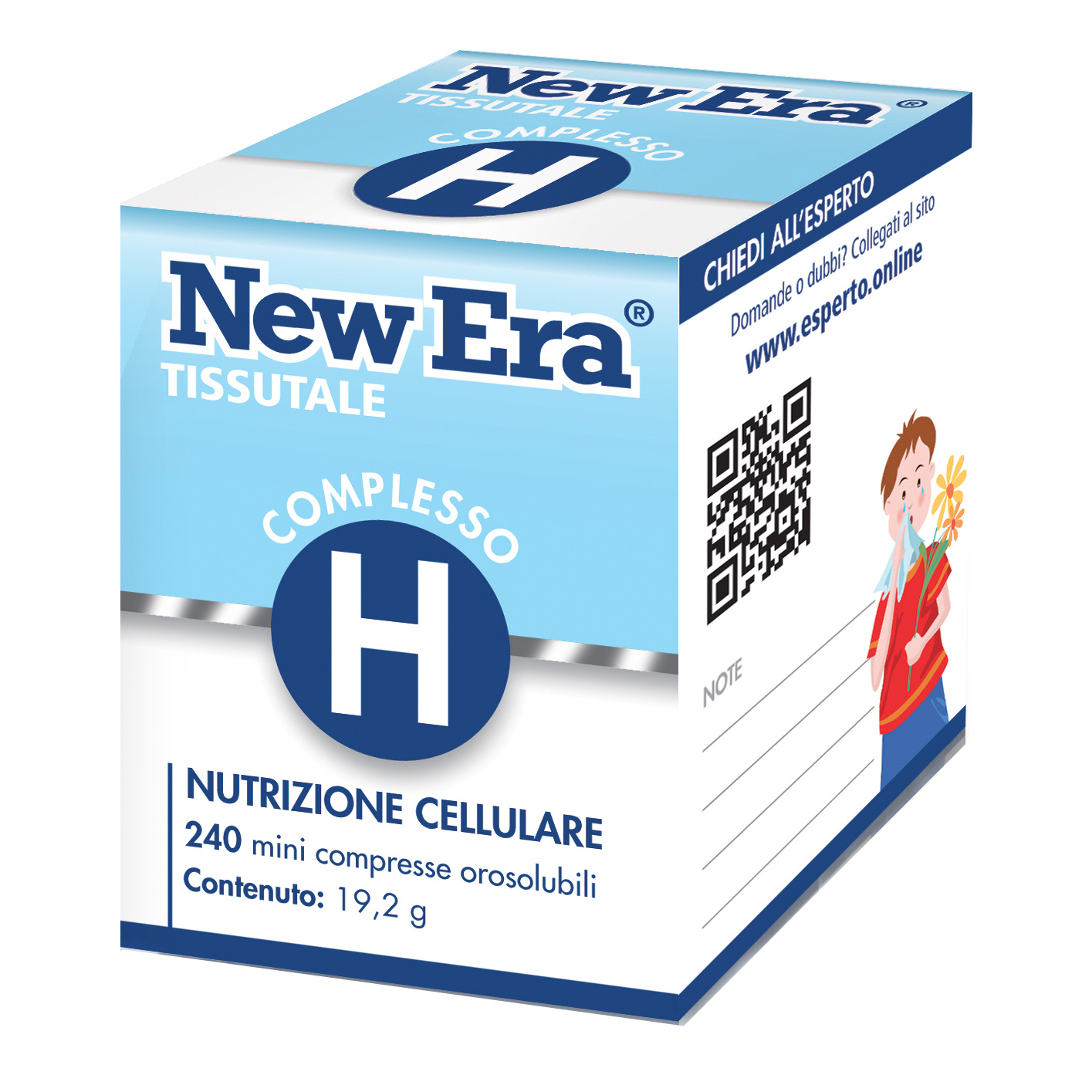 New Era H 240 Granuli Per Allergie Respiratorie E Raffreddore Da Fieno 240 Granuli - Immagine 3