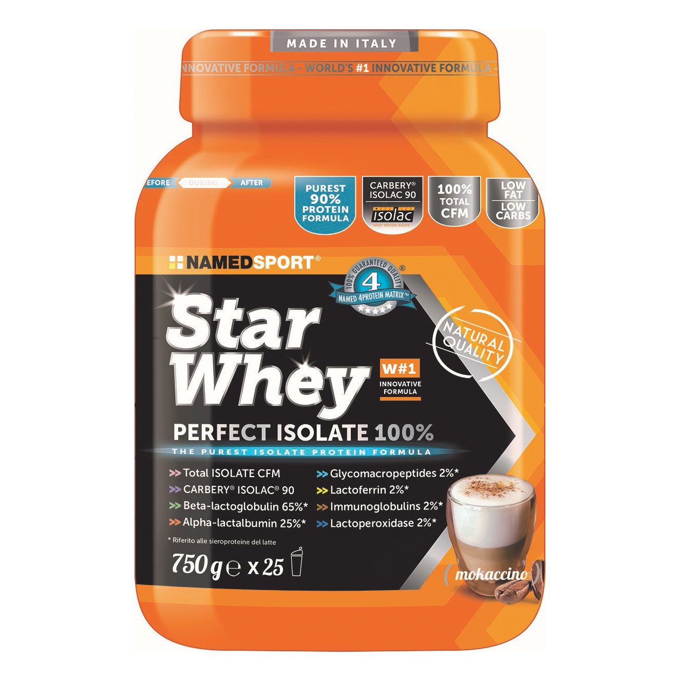 STAR WHEY ISOLATE MOKAC CR750G - Immagine 8