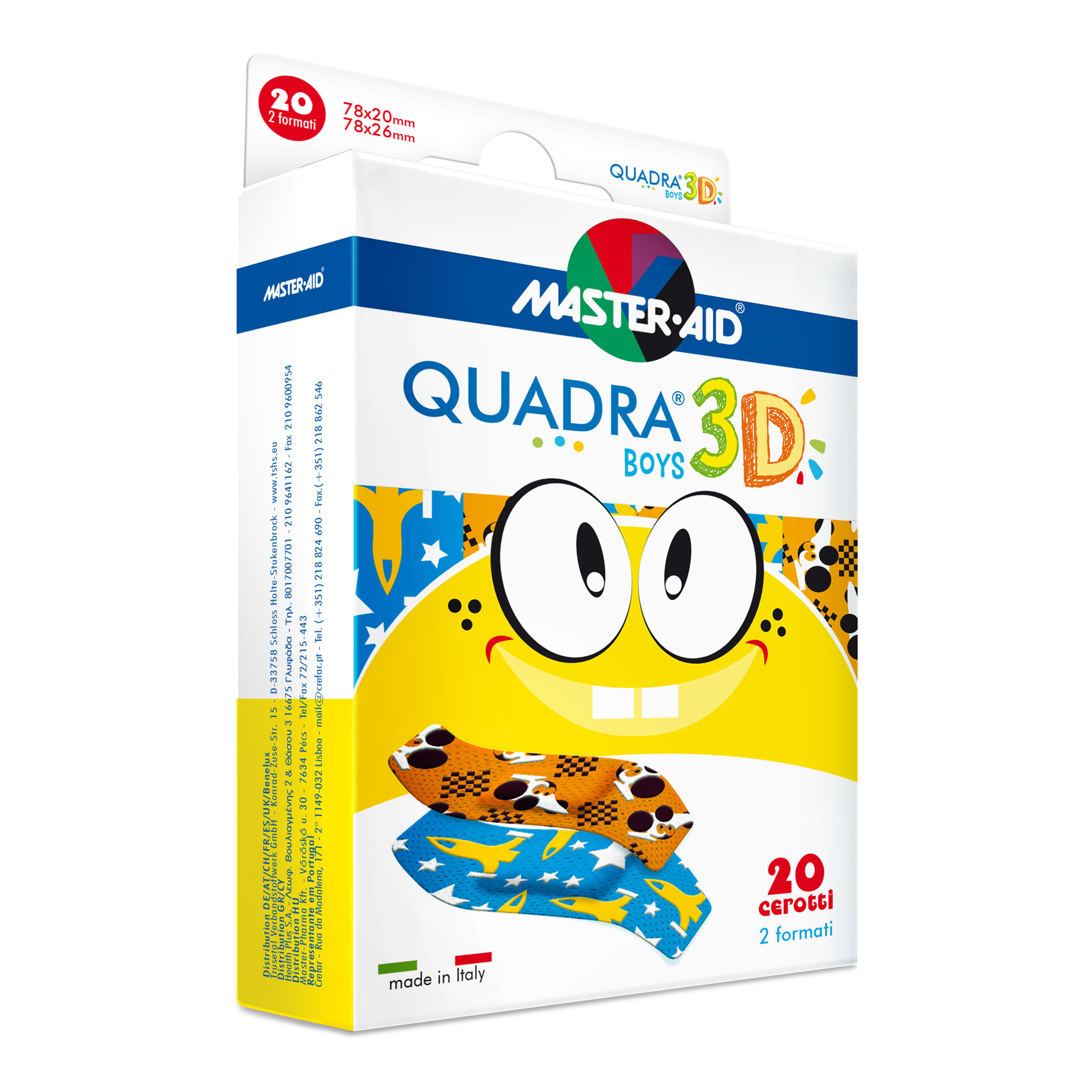 Master Aid Quadra 3D Boys - 20 Cerotti Assortiti - Immagine 5