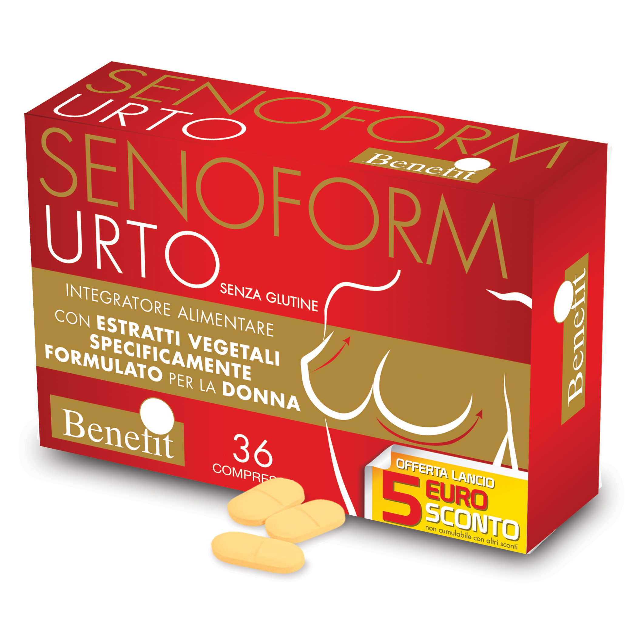 Benefit Donna Nero Senoform Urto 36 Compresse - Immagine 5