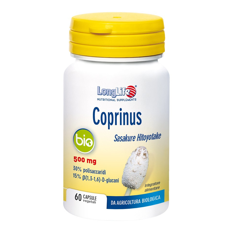 Longlife Funzioni Immunitarie Longlife Coprinus 500Mg Bio Capsule 60 Pz Bambino - Immagine 6