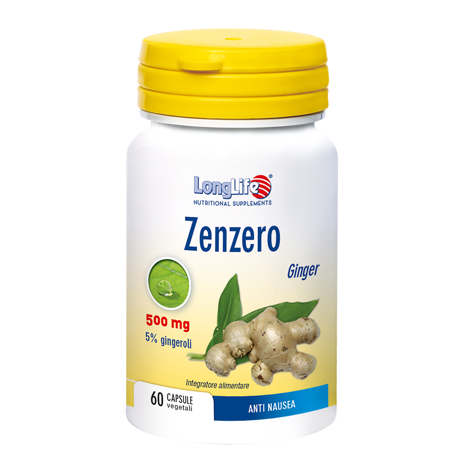 Longlife Zenzero Integratore Digestivo Antinausea 60 Capsule - Immagine 9