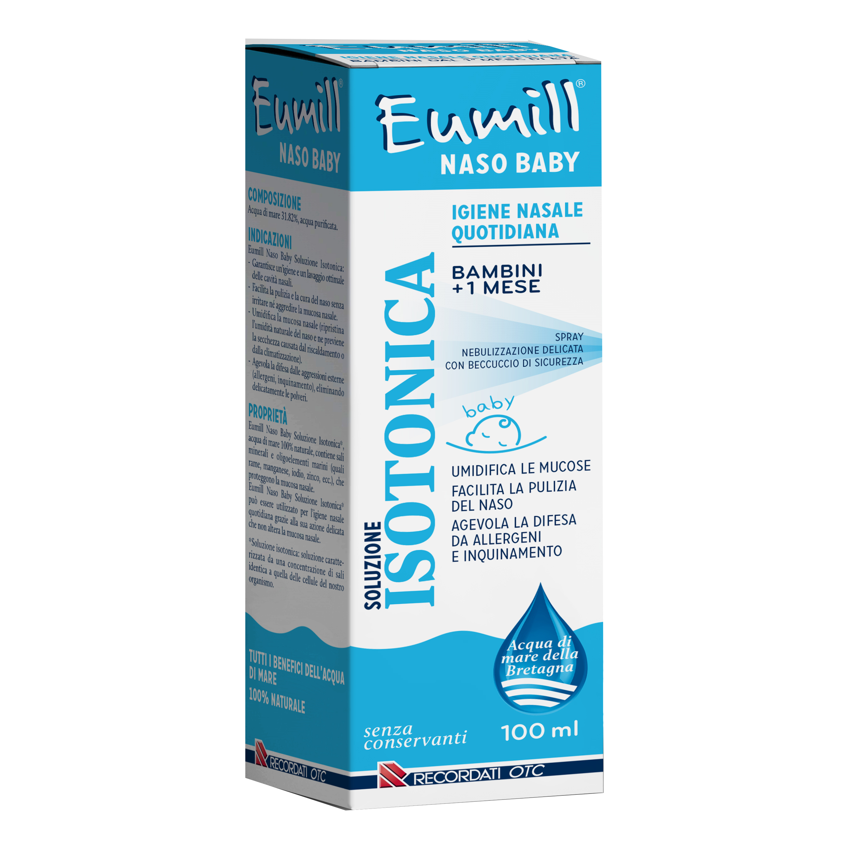 RECORDATI Eumill naso baby - soluzione isotonica spray 100 ml - Immagine 7