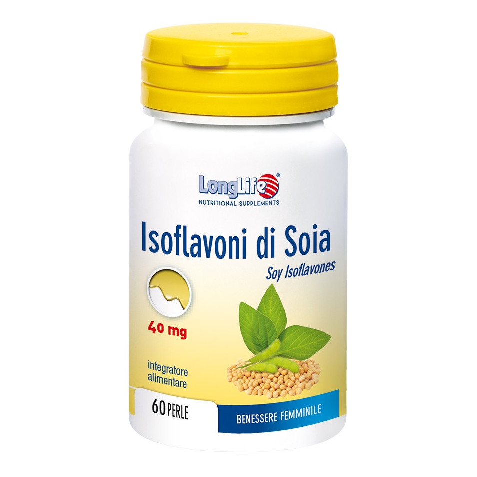 Longlife Isoflavoni di Soia 40mg Integratore per Menopausa 60 Perle - Longlife - Immagine 7