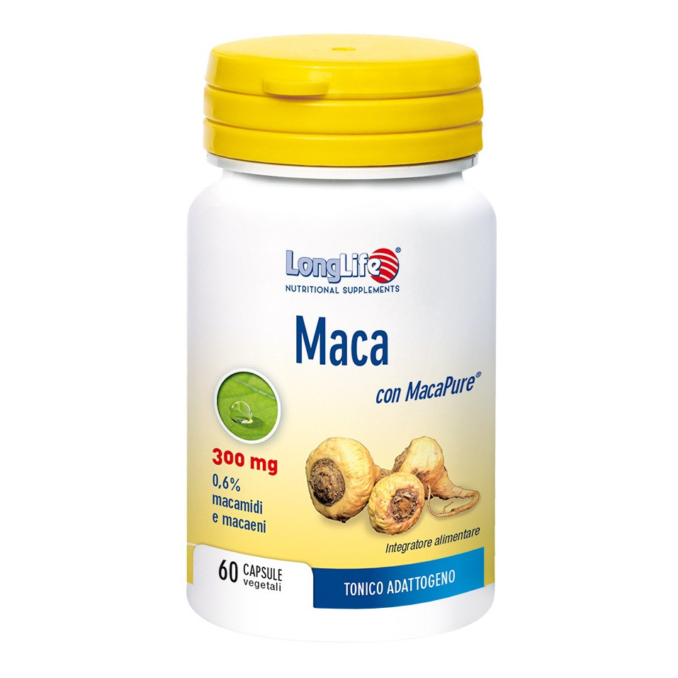 Longlife Maca 300 mg - Integratore Tonico Adattogeno 60 Capsule - Immagine 8