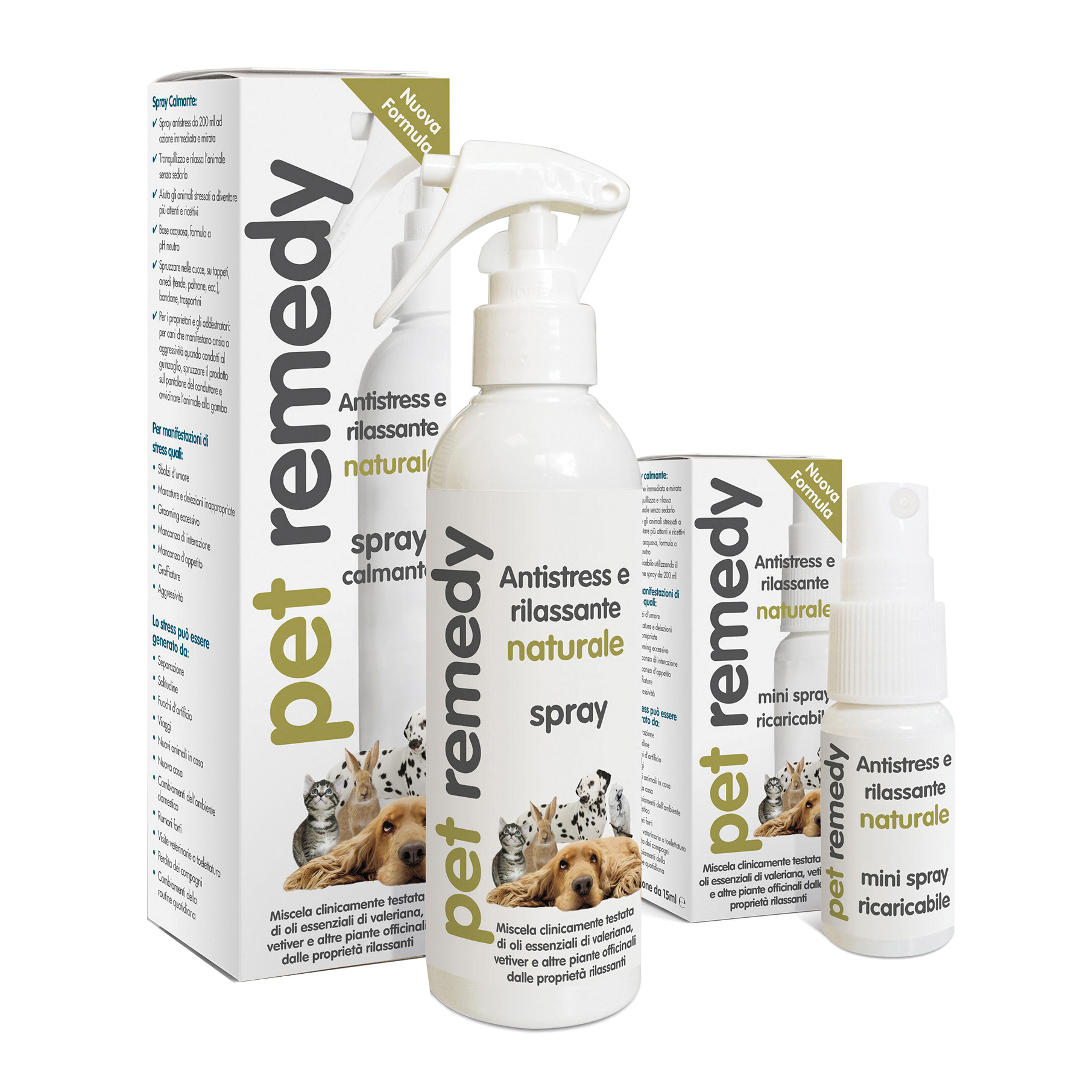 Pet Remedy Mini Spray Antistress Naturale per Animali 15ml - Teknofarma - Immagine 6