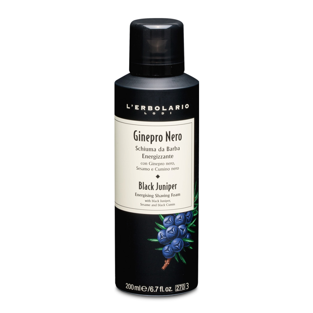 Schiuma da Barba Energizzante Ginepro Nero 200ml - L'Erbolario - Immagine 5