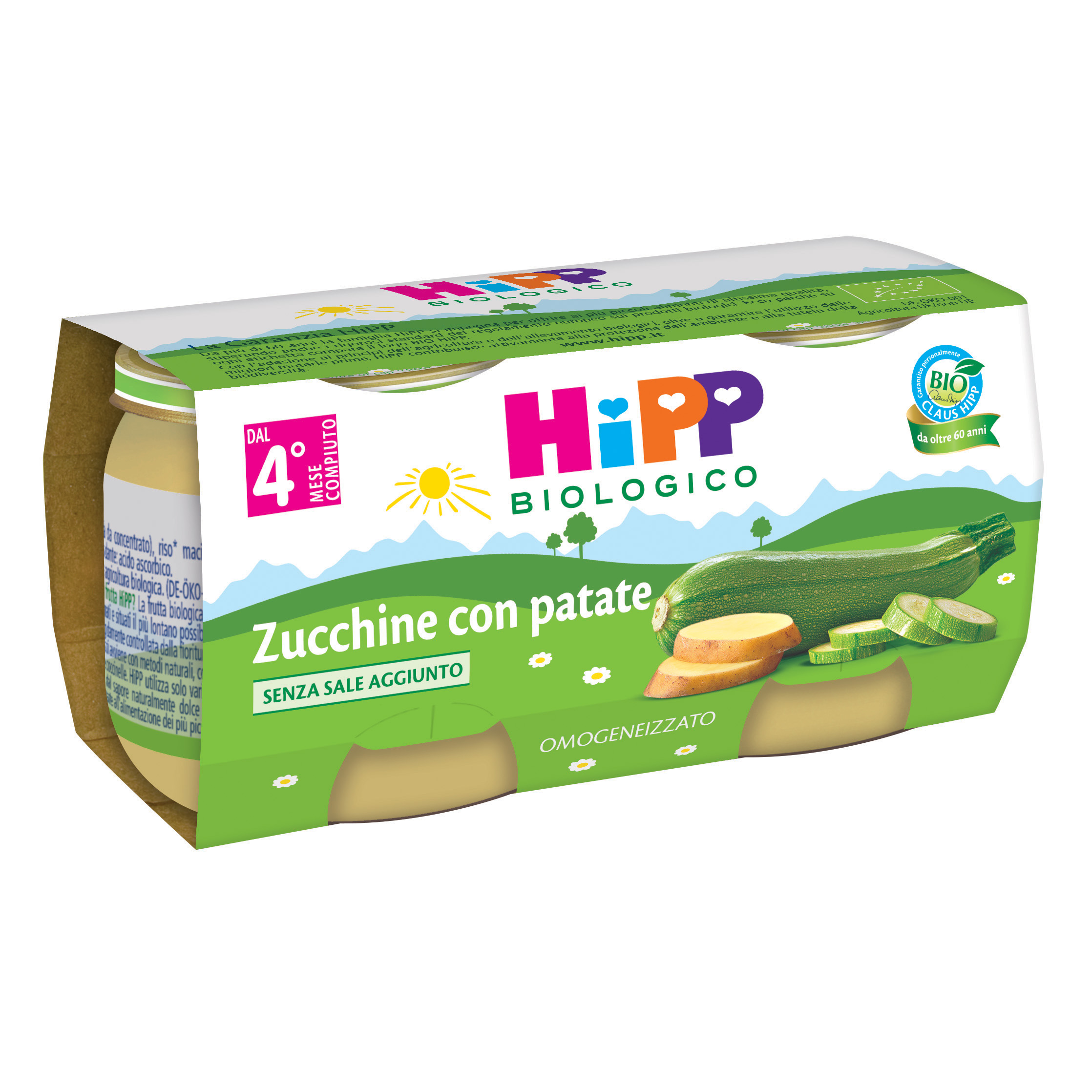 Hipp - Omogeneizzato Zucchine con patate 2x80g - Immagine 4