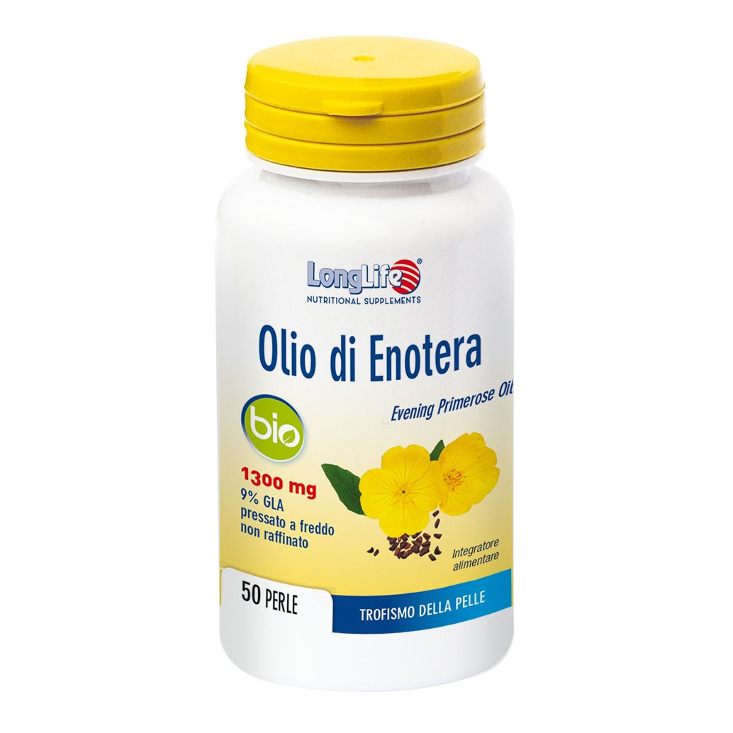 Longlife Olio di Enotera Bio 1300 mg Integratore con Omega-6 e GLA 50 Perle - Longlife - Immagine 8