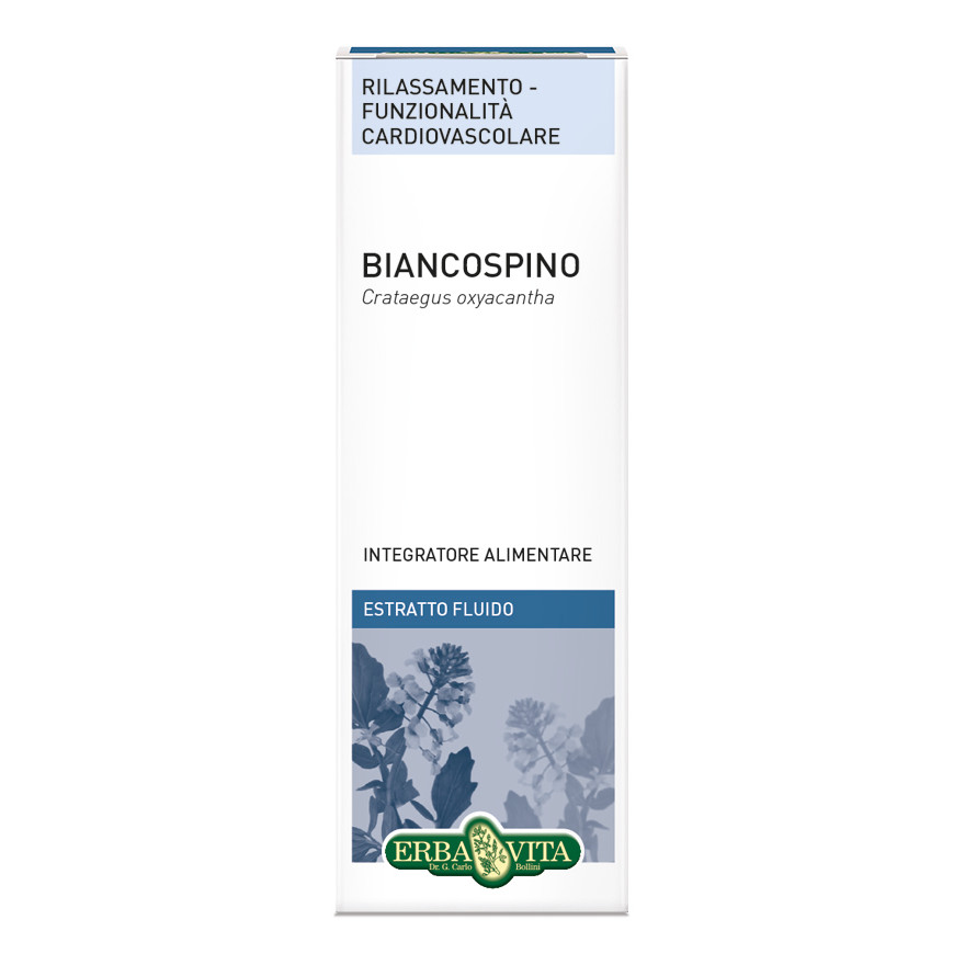 Biancospino Estratto Fluido Fiori E Foglie 50ml Erbavita