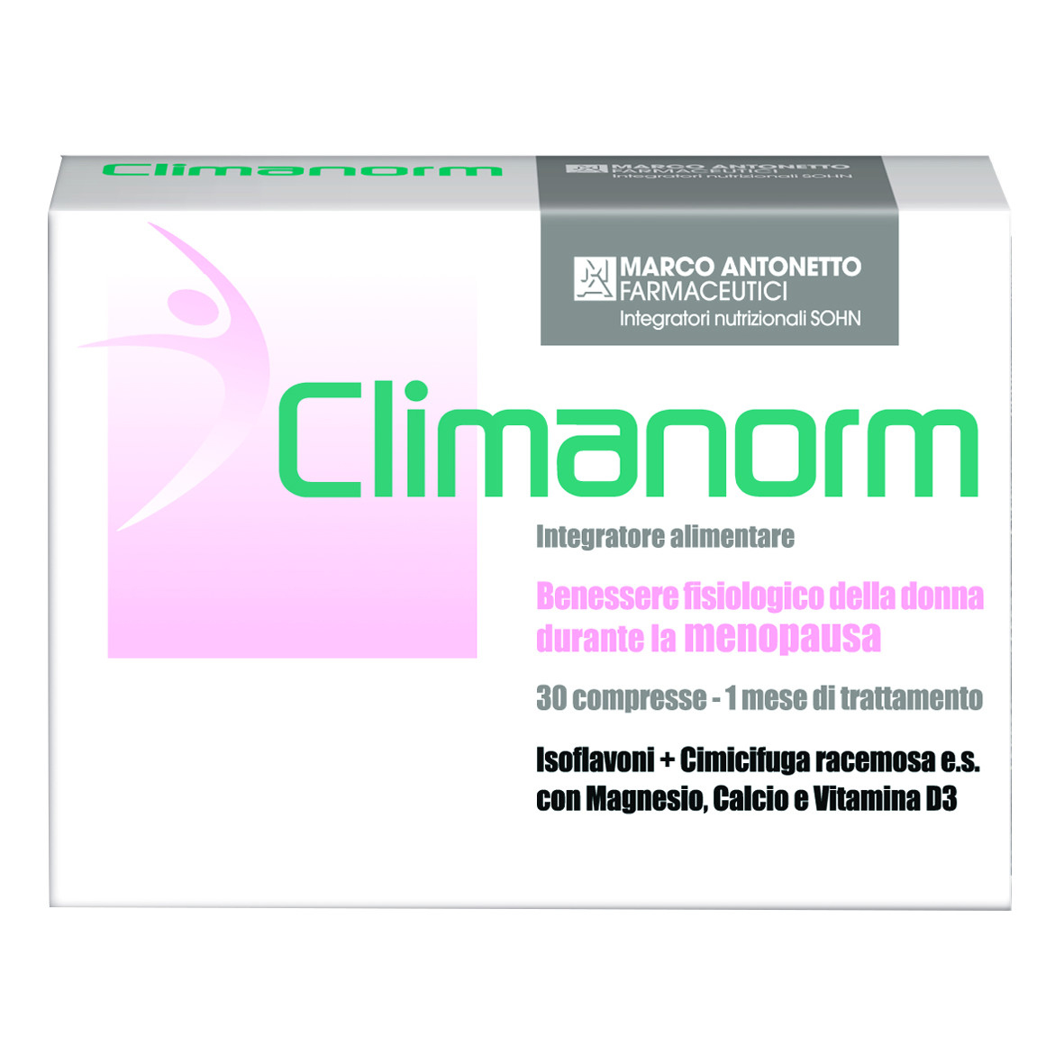 Marco Antonetto Climanorm Integratore Per Menopausa 30 Compresse - Immagine 4