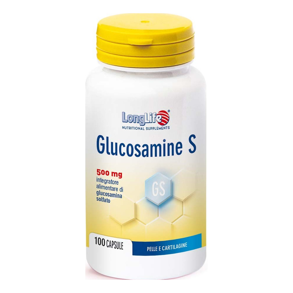 Glucosamine S Integratore per Articolazioni 100 Capsule - LongLife - Immagine 7