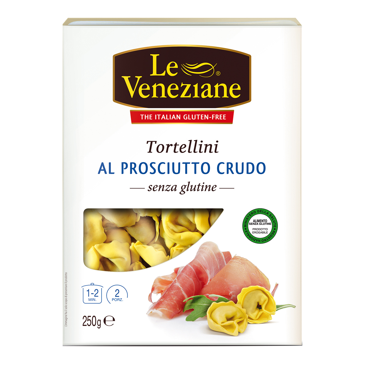 Molino Di Ferro Le Veneziane Tortellini Prosciutto Crudo Senza Glutine 250G - Immagine 4