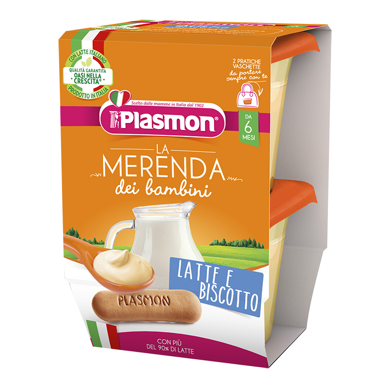 Plasmon - Merenda Latte Biscotto - 2x120g - Immagine 5