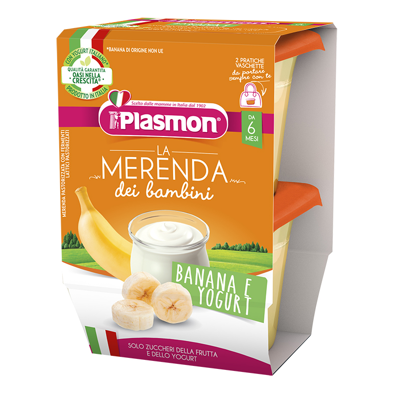 Plasmon Merenda Banana Yogurt - Omogeneizzato 2x120 g - Immagine 7