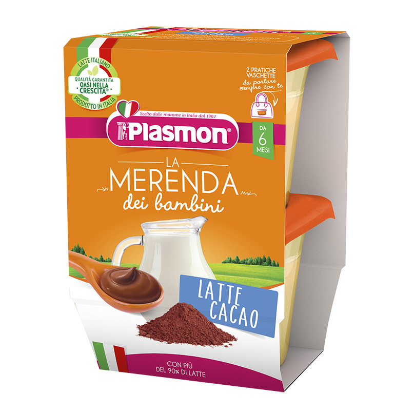 La Merenda Plasmon Dei Bambini Latte Cacao 2X120 G Pappa Bambino - Immagine 5