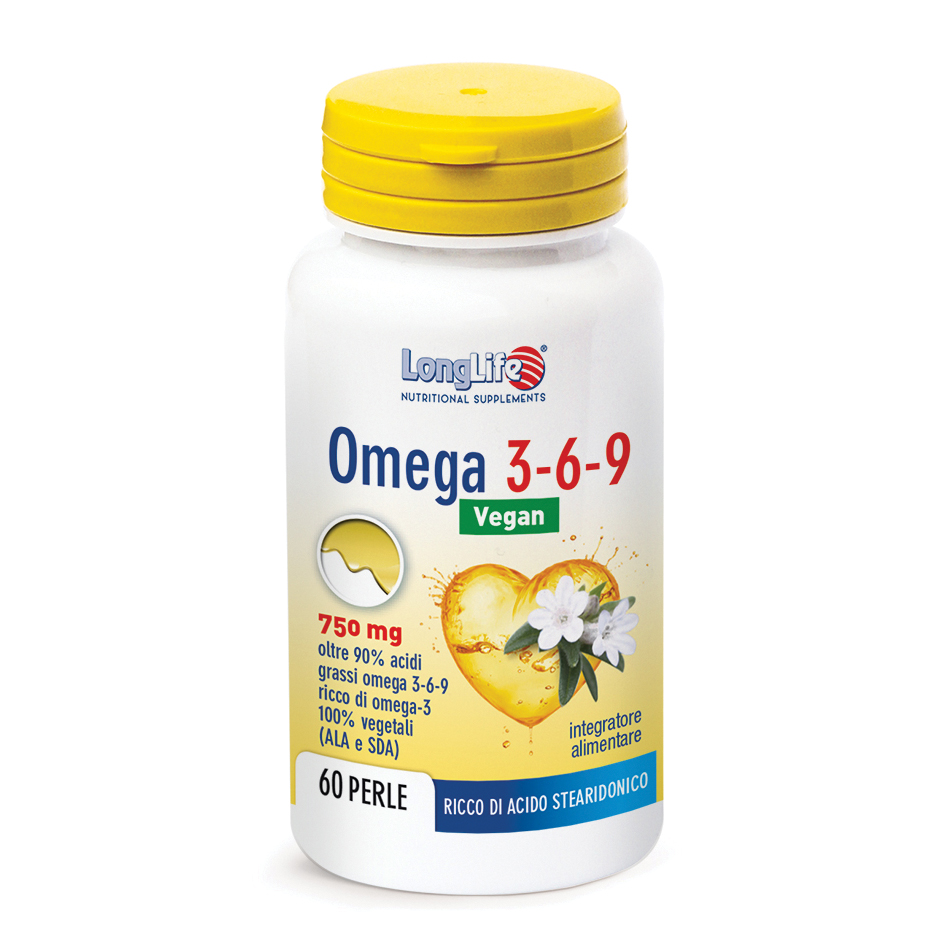 Omega 3 6 9 Vegan LongLife Integratore Alimentare in Perle 60 Perle - LongLife - Immagine 6