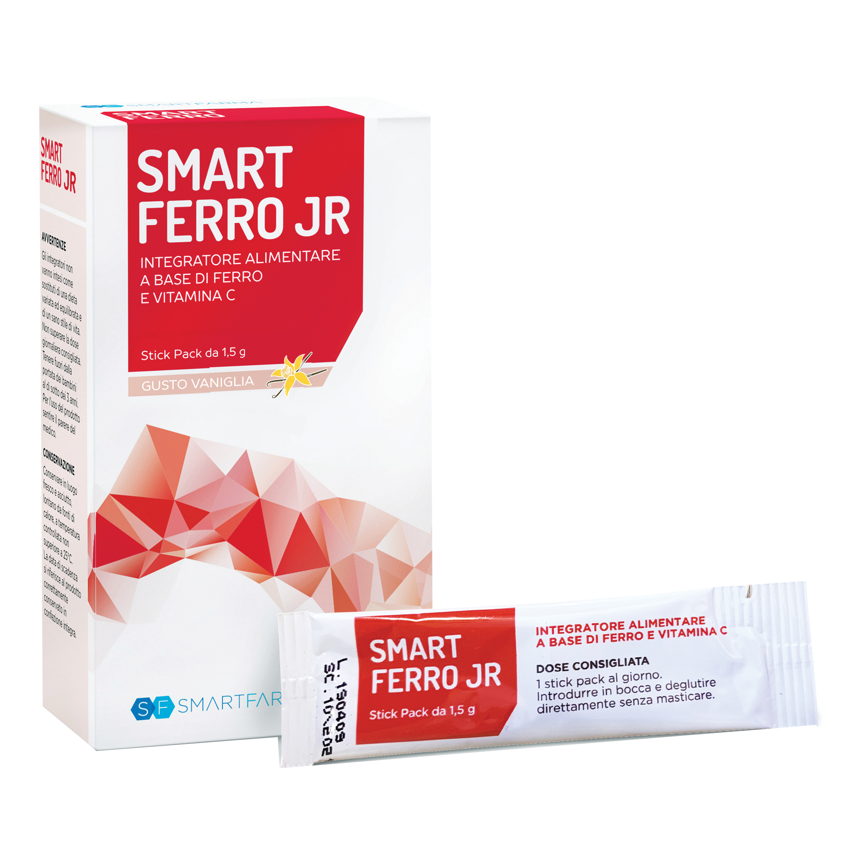 Smartfarma Rossi Smart Ferro Jr Per Bambini 20 Stick Pack - Immagine 6