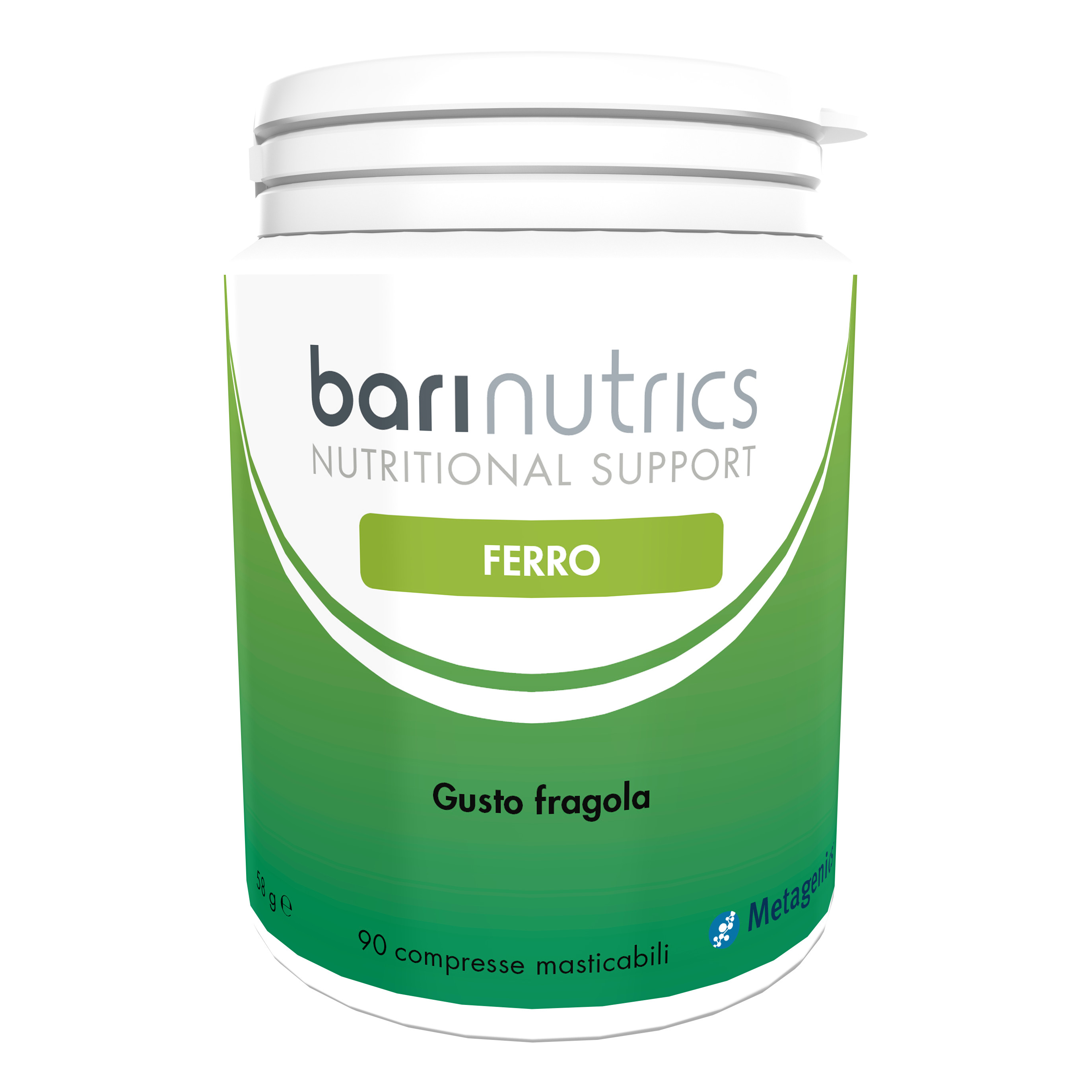 Barinutrics Rossi Ferro Fragola Ita 90 Compresse - Immagine 5