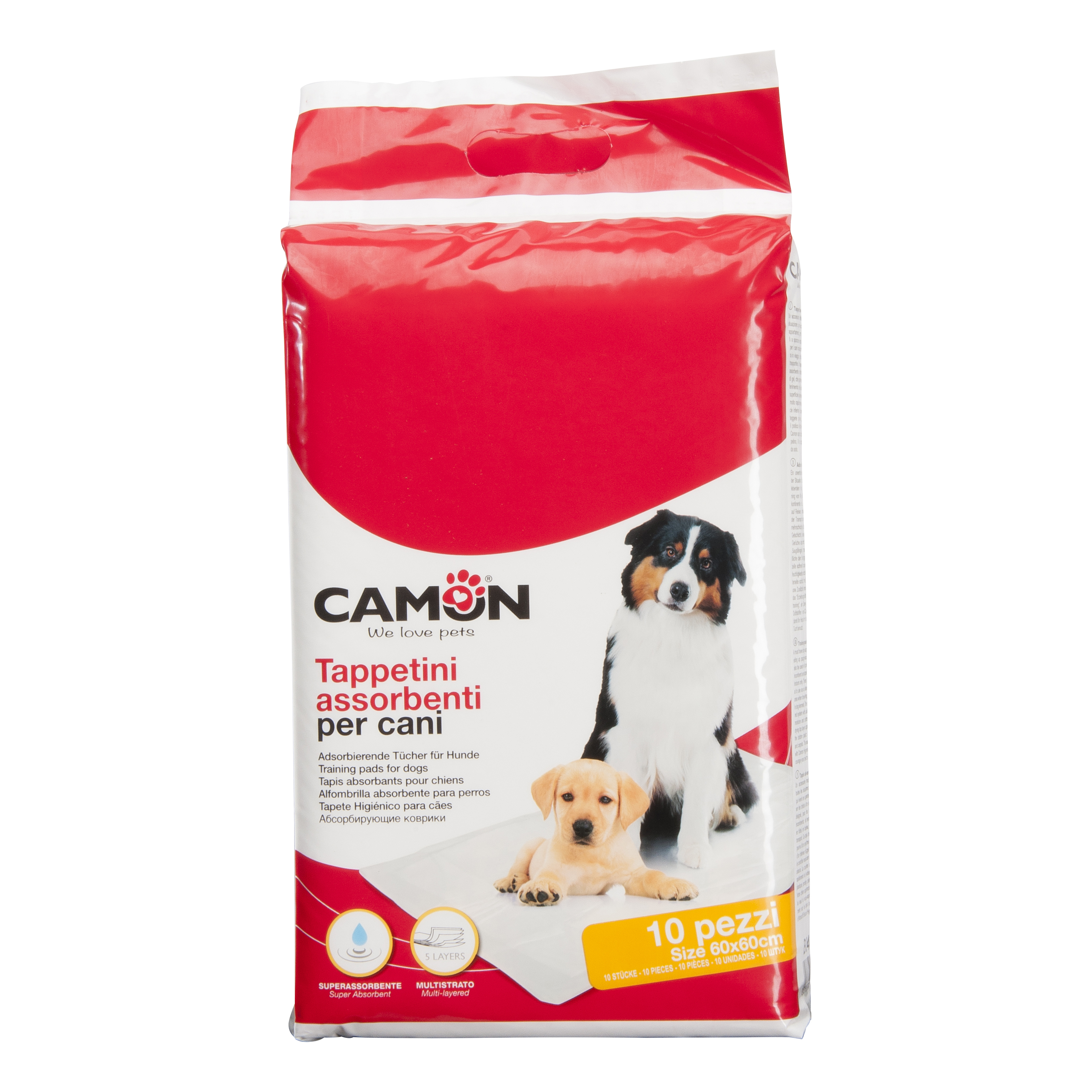 Camon Tappeto Assorbente 60 X60 Cm 10 Pezzi - Immagine 3