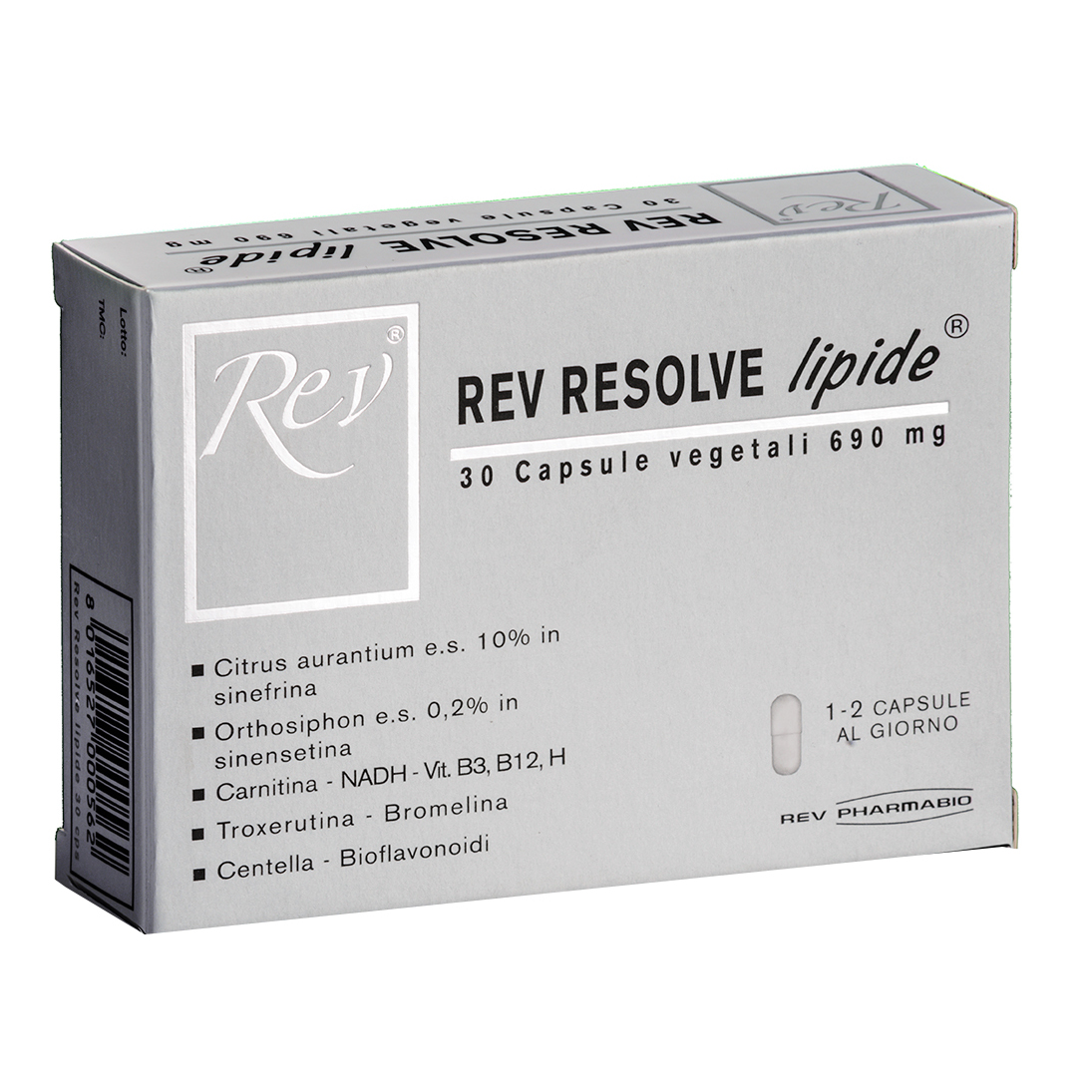 Rev Pharmabio Rev Resolve Integratore Drenante 30 Capsule - Immagine 5