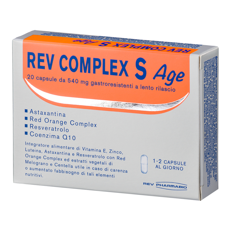 Rev Complex S Age integratore alimentare antiossidante 20 capsule vegetali - Immagine 7