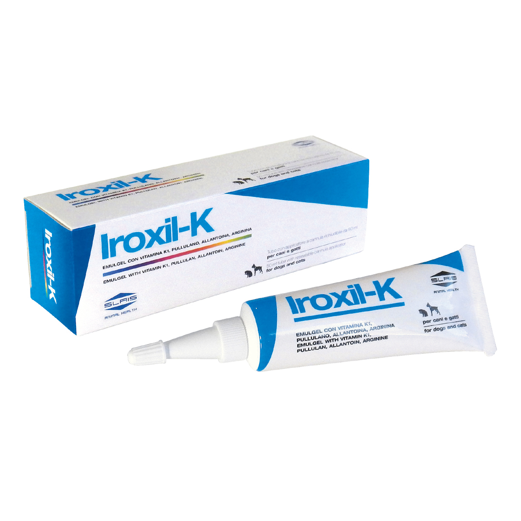 Slais Iroxil K Emulsione Gel Veterinaria Per Cani E Gatti, 50Ml - Immagine 3