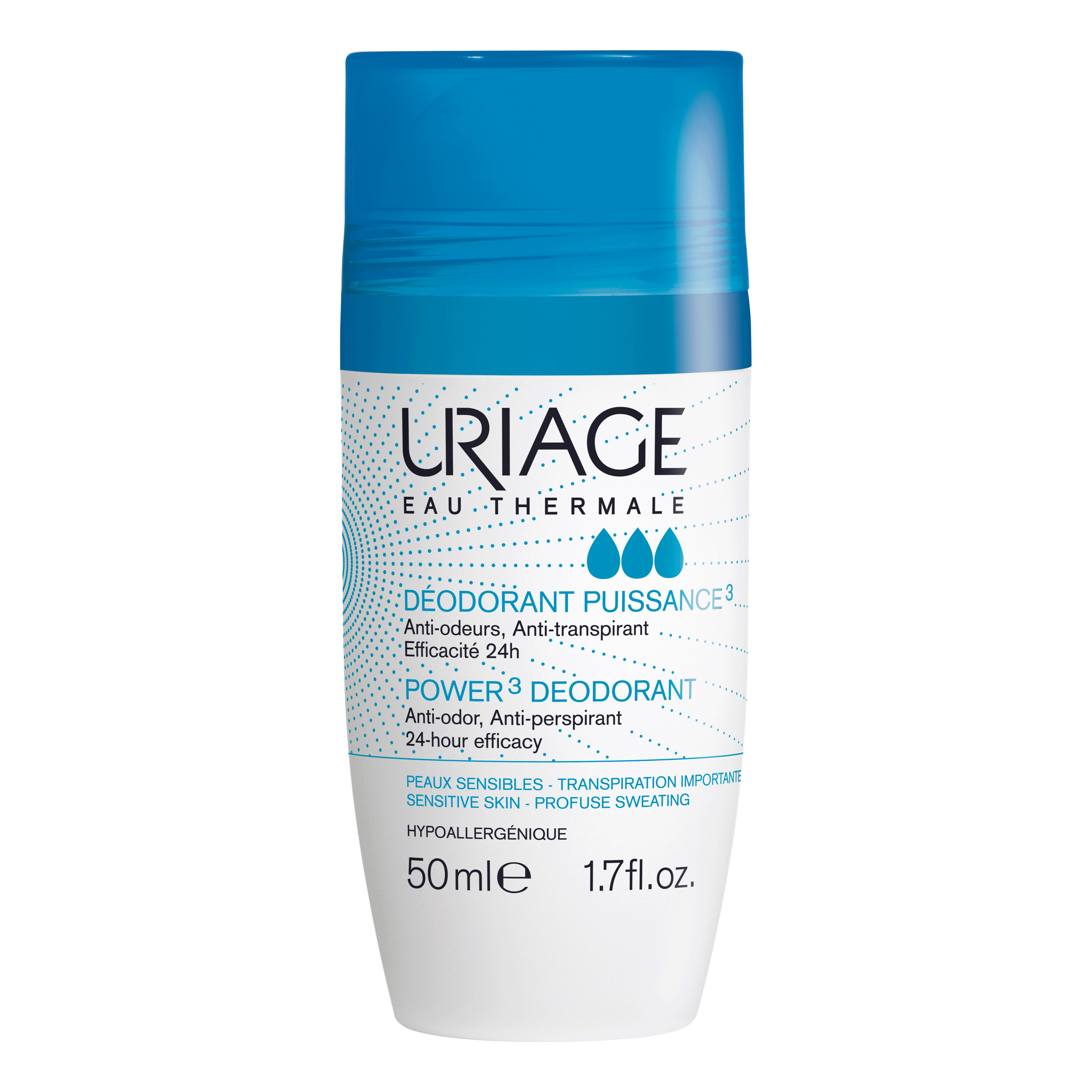 Uriage Power 3 Deodorante Roll-On Anti-Odore e Anti-Traspirante 24h per Pelli Sensibili 50ml - Uriage - Immagine 5