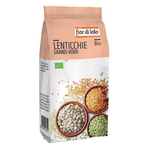 Fior Di Loto Verdi Lenticchie Biologiche 400 G - Immagine 5