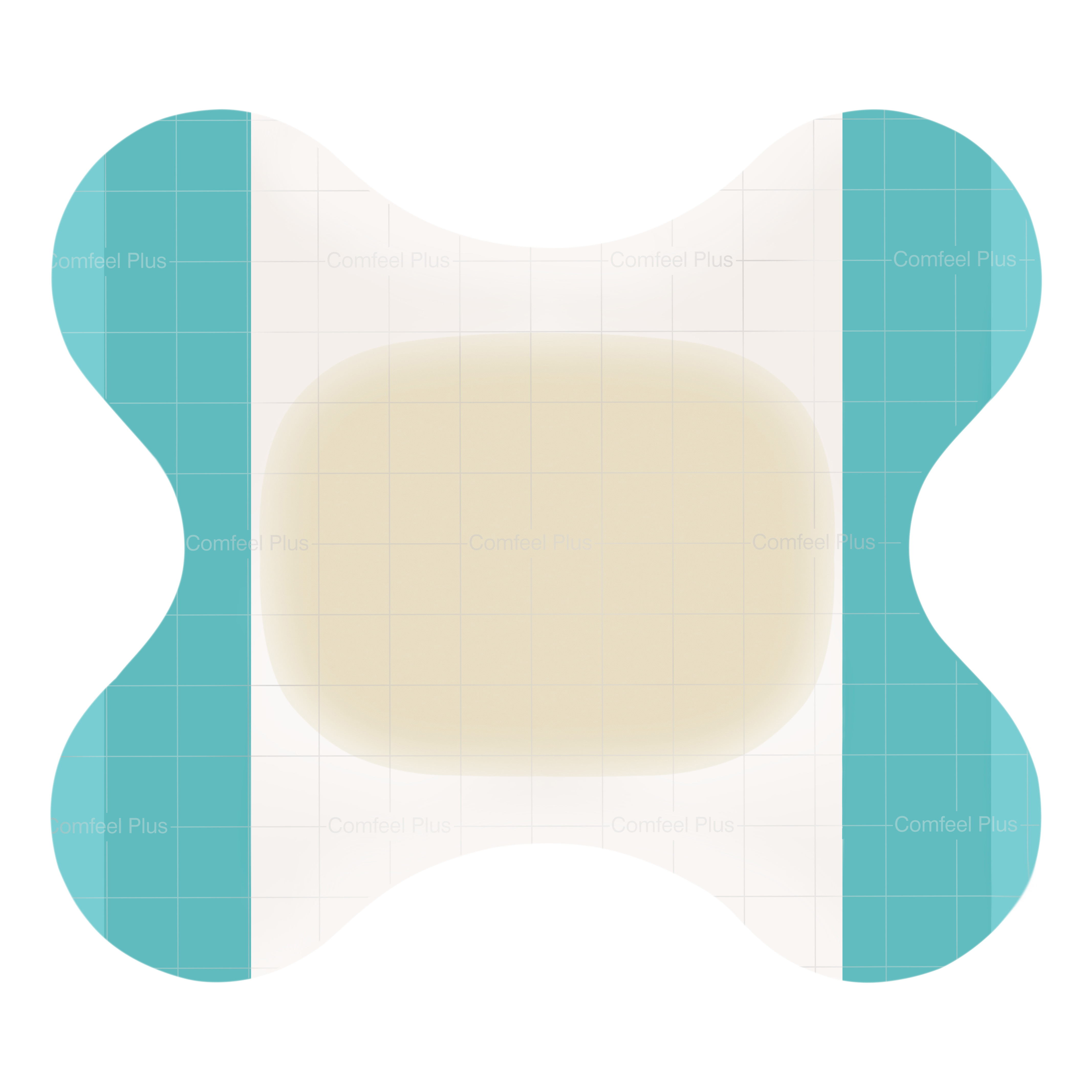 Comfeel Medicazione Speciale Attiva Con Idrocolloide Sagomato Plus Contour 6X8 Cm 5 Pezzi Pz In Tessuto Non - Immagine 5