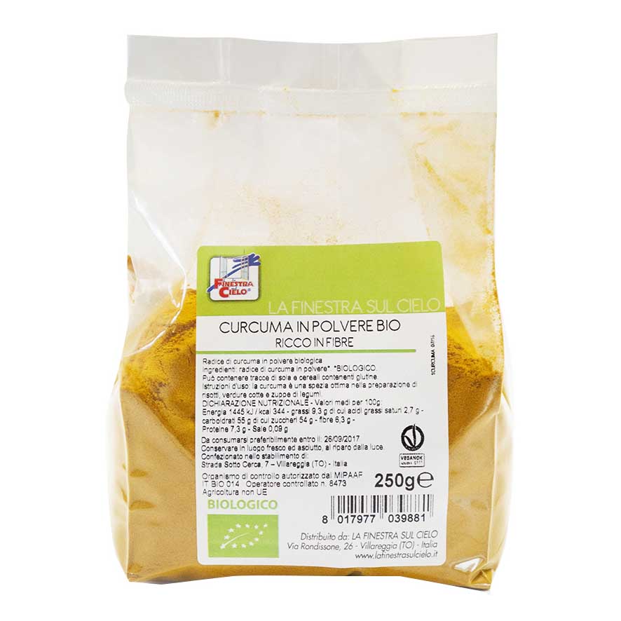 CURCUMA BIO 250G - Immagine 3