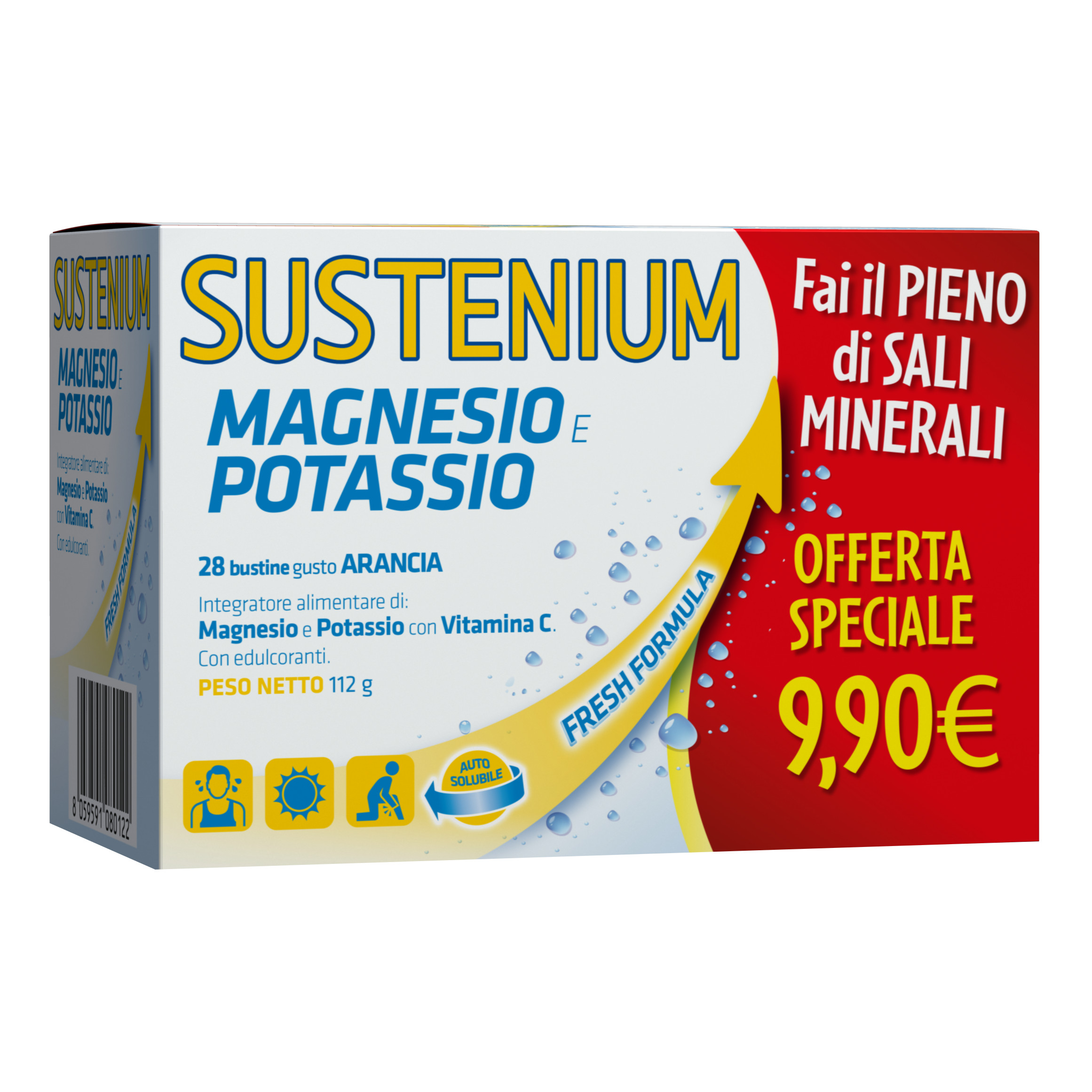 Sustenium Magnesio e Potassio 28 Bustine (14 + 14 omaggio) - Immagine 8