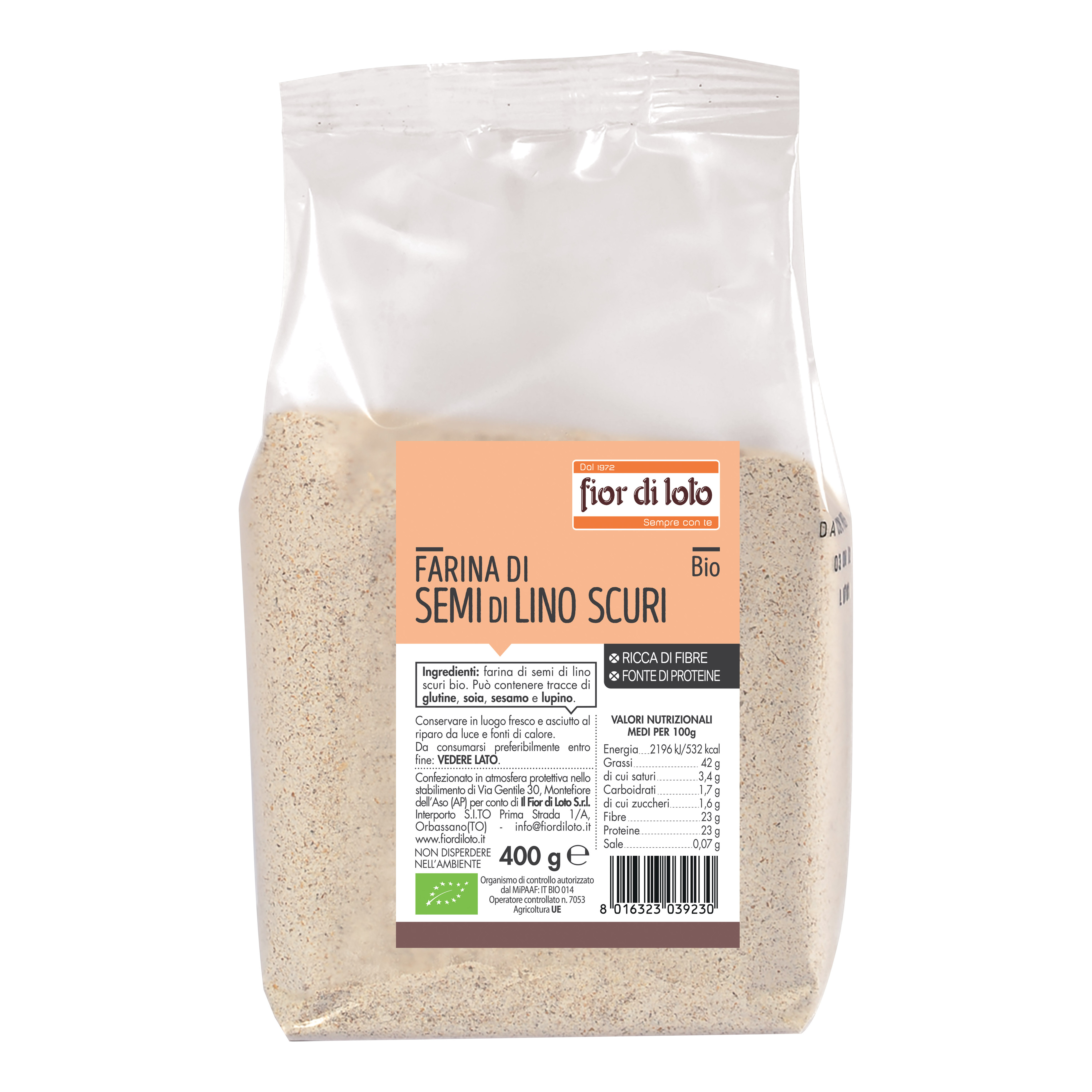 FARINA DI SEMI LINO SCURI BIO