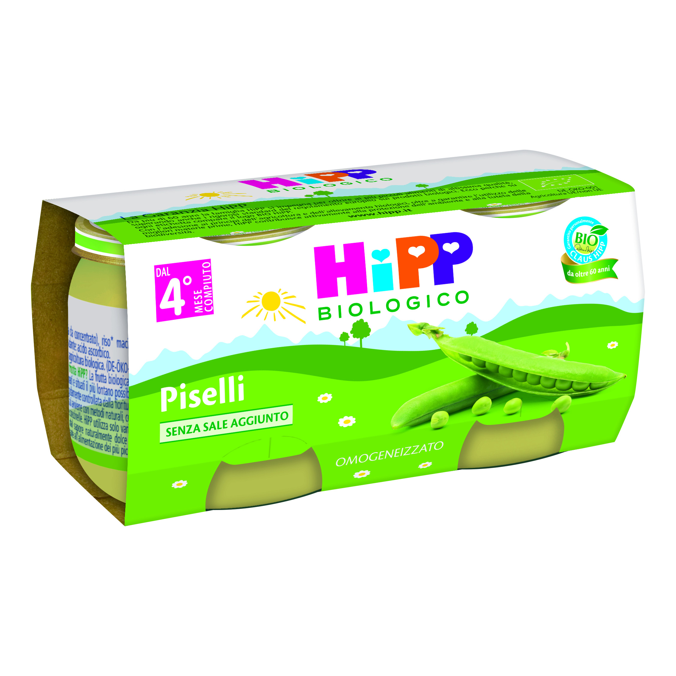 Hipp Bio Omogeneizzato Piselli 2X80 G - Immagine 5