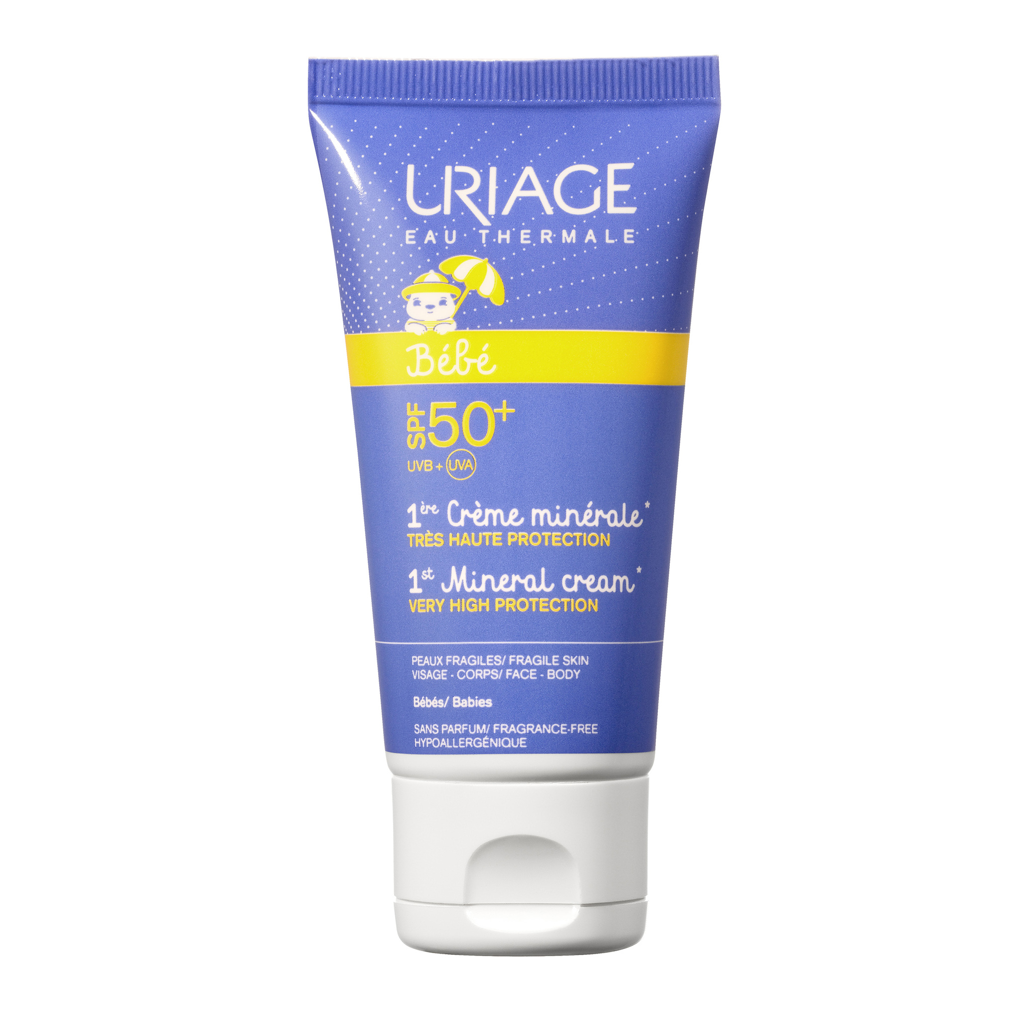 Uriage Crema Baby 1St Minerale Spf 50+ 50 Ml - Immagine 3