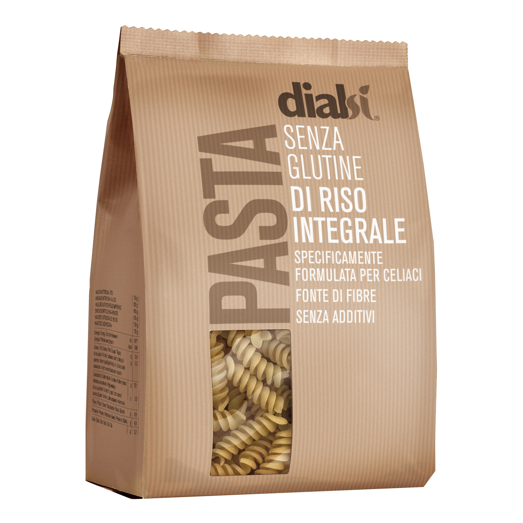 Dialcos Dialsi' Pasta Riso Integr Fusilli Numero 33 400 G - Immagine 3