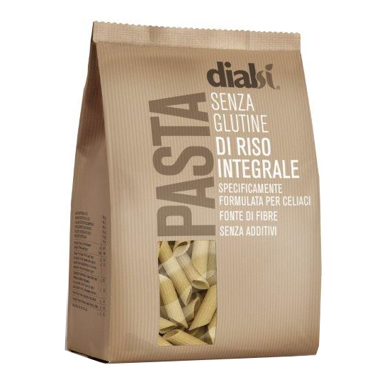 Dialcos Spa Dialsi' Pasta Riso Integrale Penne Rigate Numero 34 400 G - Immagine 2