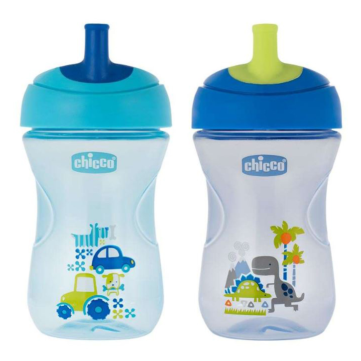 Chicco Azzurra Tazza Advance 12 Mesi+, Antigoccia - Immagine 4