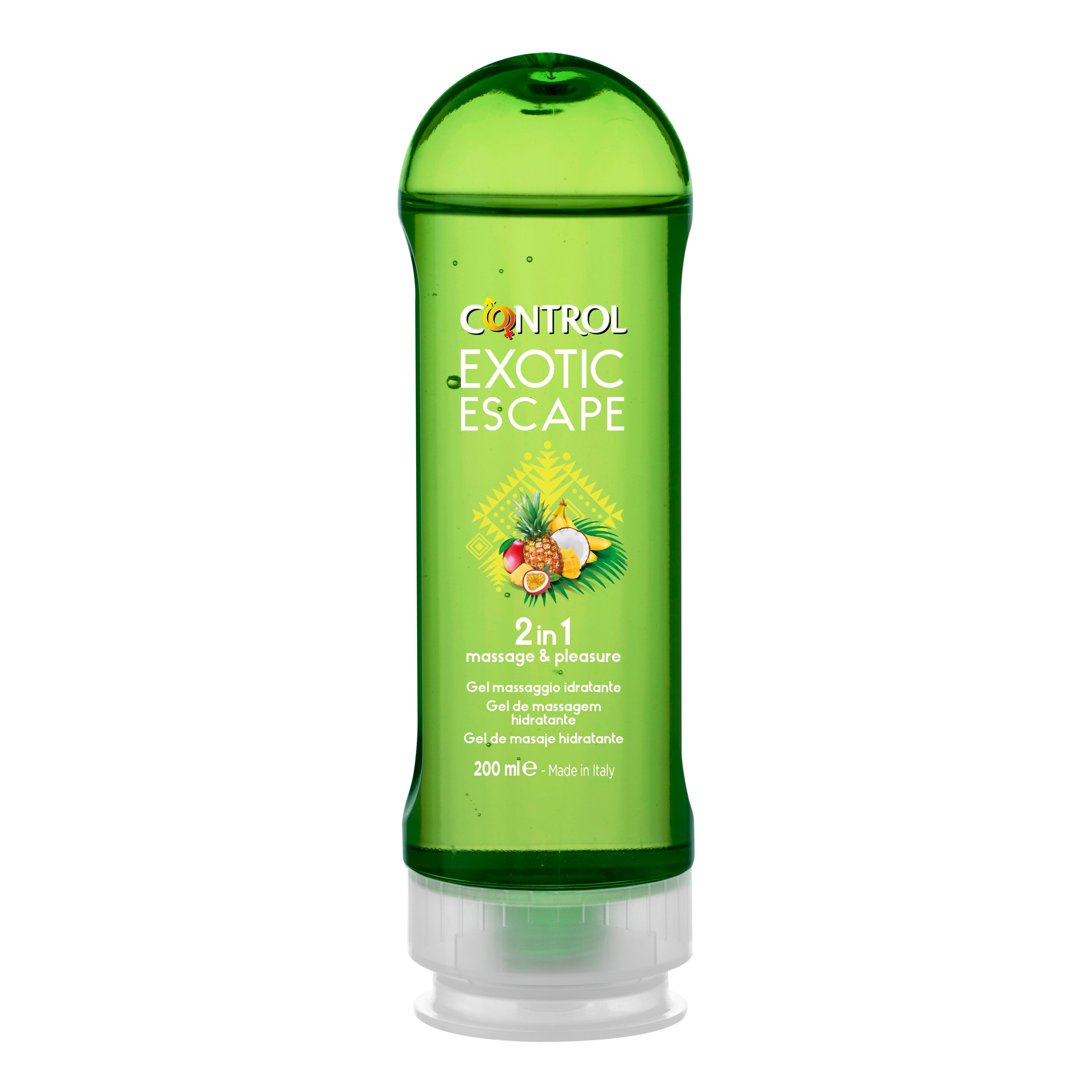 Control Gel Massaggio Exotic Escape 2 In 1, 200Ml - Immagine 6