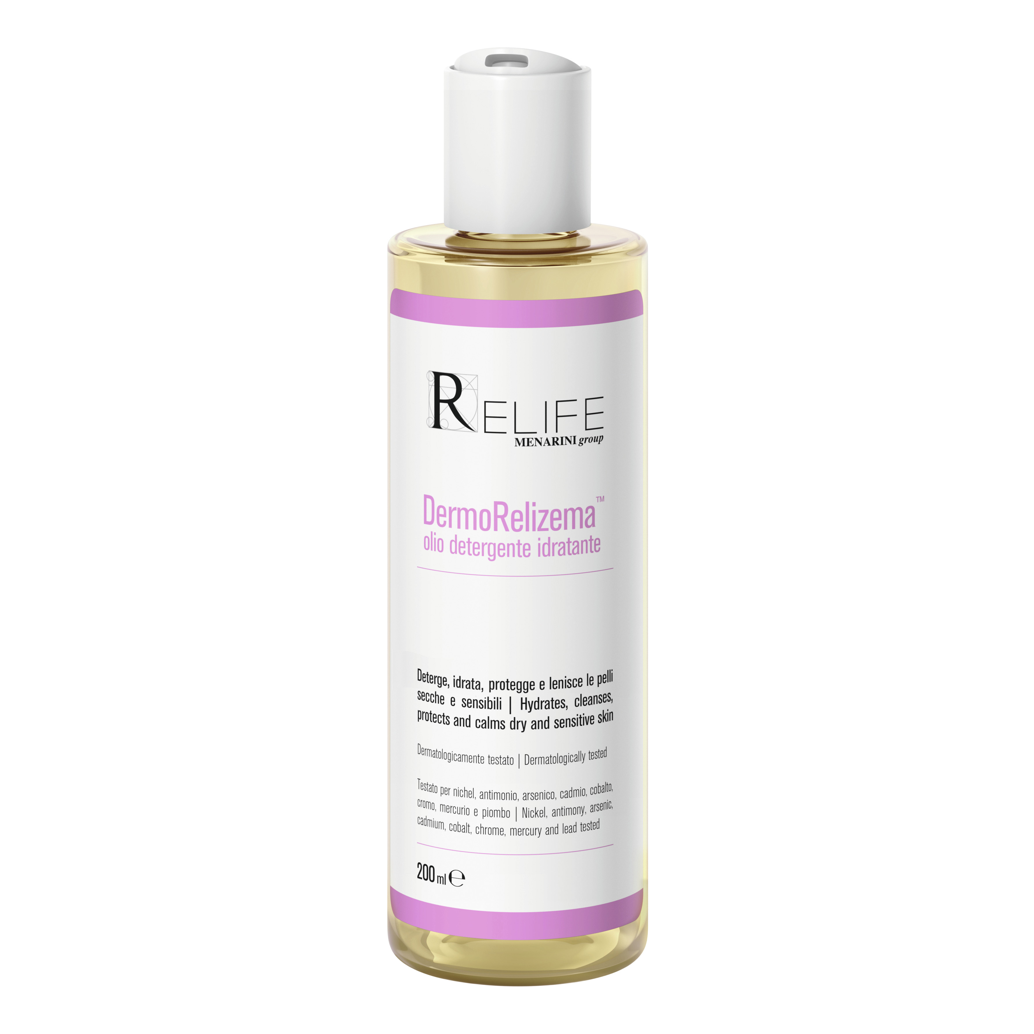 Relife Dermorelizema Olio Detergente Idratante 200 Ml - Immagine 8