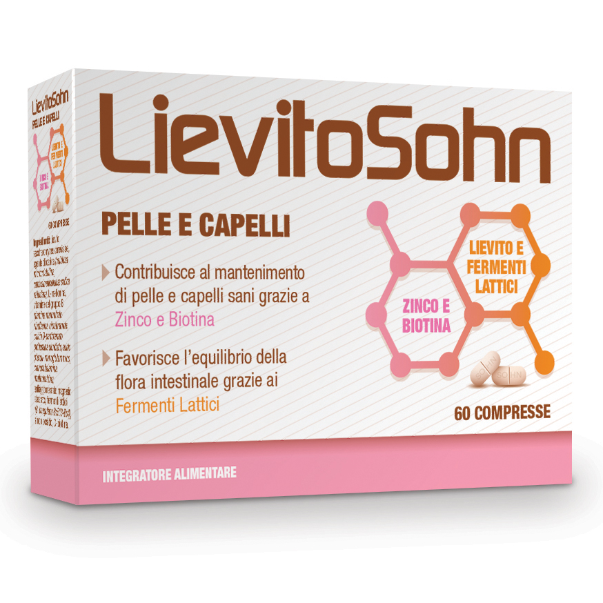 Lievitosohn Integratore Per Pelle E Capelli, 60 Compresse - Immagine 8
