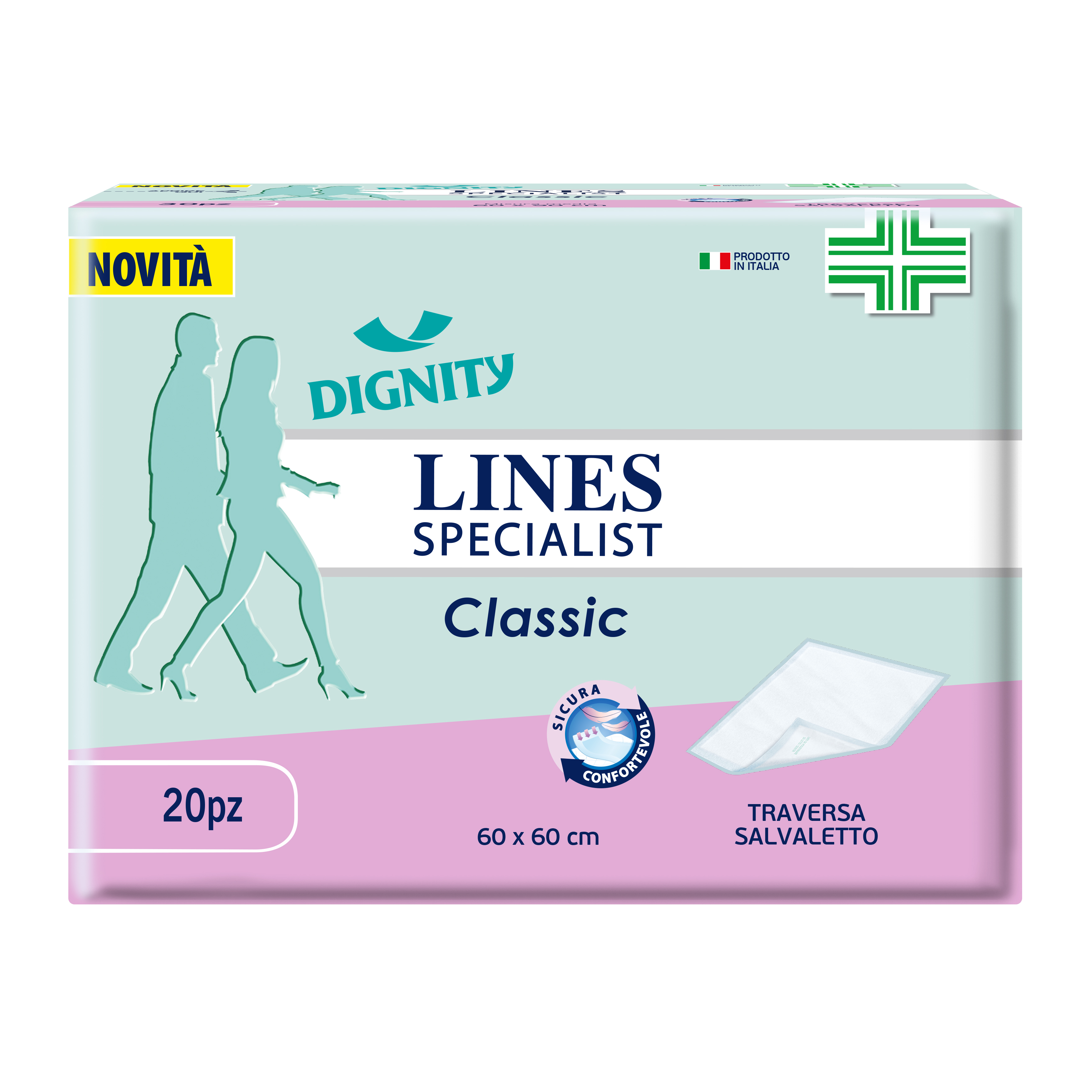Fater Traversa Lines Specialist Classic Traversa Assorbente Multiuso 20 Pezzi 60X60 Cm - Immagine 6