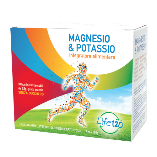 Magnesio & Potassio 30 Bustine Gusto Arancio - Integratore Per Stanchezza E Affaticamento - Immagine 3