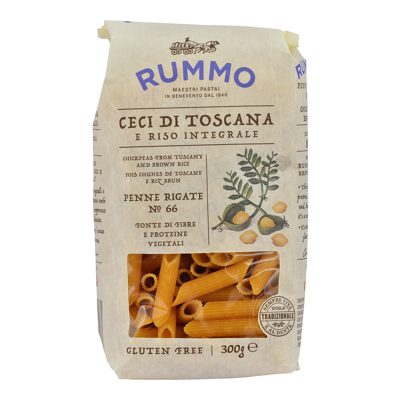 RUMMO Penne rigate - pasta senza glutine 300 g - Immagine 6