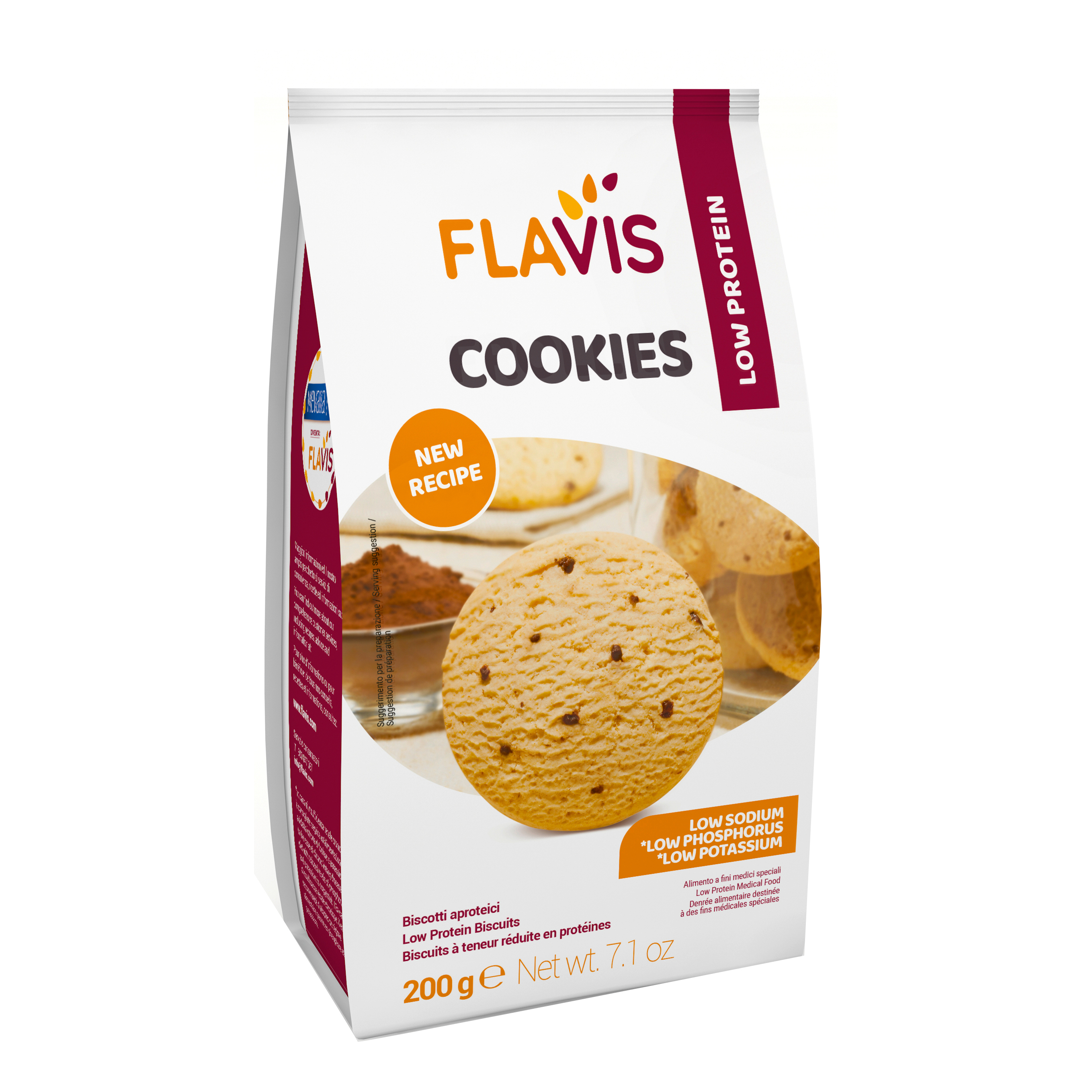 FLAVIS COOKIES BISCOTTI APROTEICI 200 G - Immagine 8